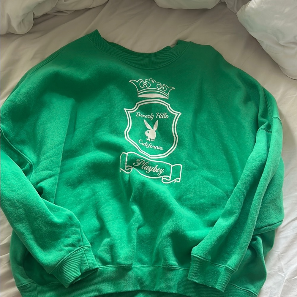 Playboy Green Men's Sweater